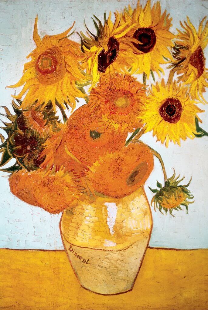 Vincent Van Gogh Sunflowers Poster 24" X 36"