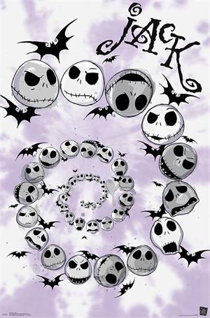 ''DISNEY Tim Burton's Nightmare Before Christmas - Spiral Poster - 22.375'''' x 34''''''