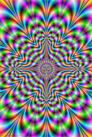 ''Psychedelic Pulse POSTER - 24'''' X 36''''''