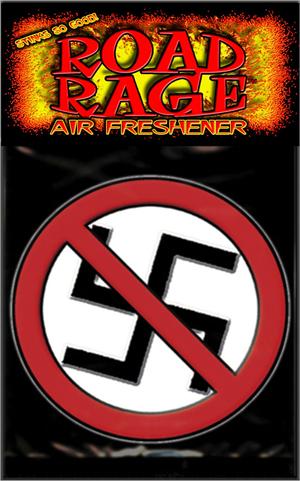 NO Nazis Road Rage Air Freshener