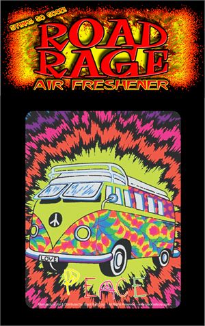 PEACE Bus Road Rage Air Freshener