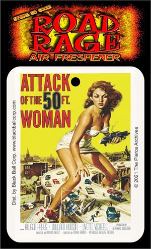 Attack of 50 Foot Woman Road Rage Air Freshener - Vanilla SCENT