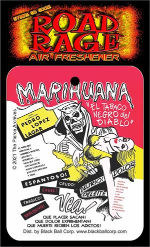 Marihuana 1 Road Rage Air Freshener - Vanilla SCENT