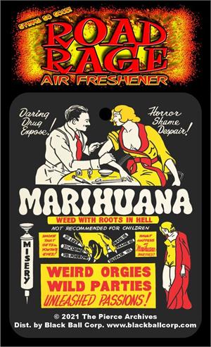 Marihuana 2 Road Rage Air Freshener - Vanilla SCENT