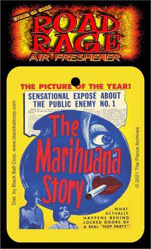 The Marihuana Story Road Rage Air Freshener - Vanilla SCENT