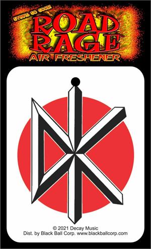 Dead Kennedys Logo Road Rage Air Freshener - Vanilla SCENT