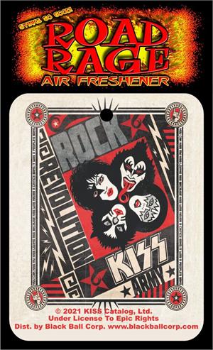 Kiss - Fireball Road Rage Air Freshener - Vanilla SCENT