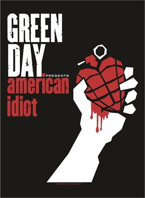 ''Green Day - American Idiot Fabric POSTER - 30'''' x 40''''''