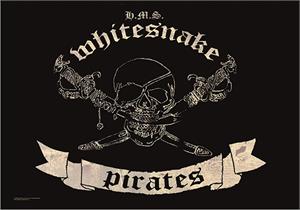 ''Whitesnake - Pirate Fabric POSTER - 40'''' x 30''''''