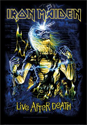 ''Iron Maiden - Live after Death Fabric POSTER - 30'''' x 40''''''