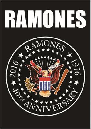 ''Ramones - 40th Anniversary Logo Fabric POSTER - 30'''' x 40''''''