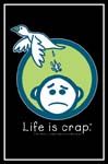 GREETING CARD - Bird Life Is Crap - Clearance - Min. 12 Per Style