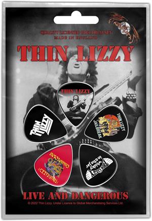 Thin Lizzy - Live and Dangerous GUITAR Picks (Set of 5)