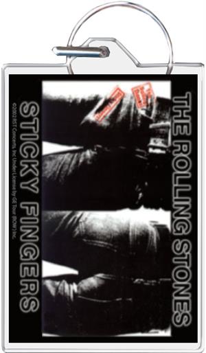 ''Rolling Stones - Sticky Fingers KEYCHAIN - 1.5'''' X 2''''''