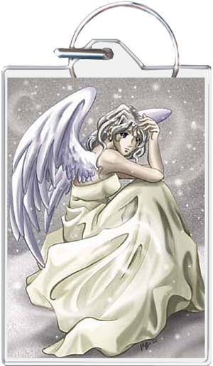 ''Snow Angel Fairy KEYCHAIN - 1.5'''' X 2''''''