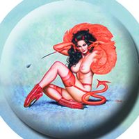 BETTIE PAGE OLIVIA BUTTON