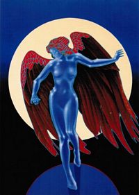 Postcard - Blue Angel - Clearance - Min. 12 Per Style