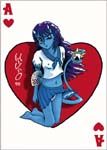 Postcard - LADY Luck - Mike Dubois - Clearance - Min. 12 Per Style