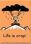 MAGNET - Yoga Life Is Crap - Clearance - Min. 12 Per Style