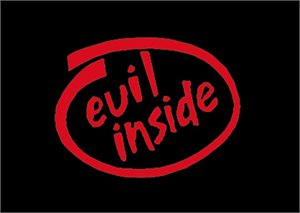 Evil Inside - STICKER