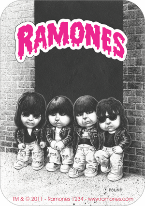 The Ramones Garbage Pail Kids - STICKER