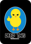 ''Peep This - Large STICKER Clearance - 2 1/2'''' X 3 3/4''''''
