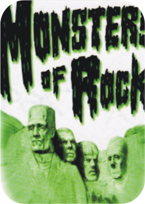 ''Monsters Of Rock - Large STICKER Clearance - 2 1/2'''' X 3 3/4''''''