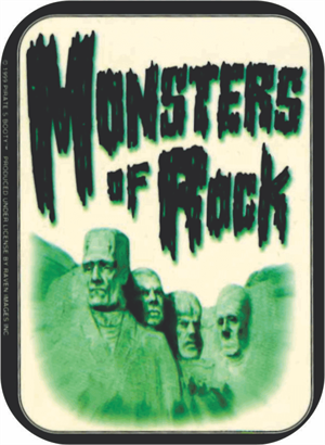 ''Monsters Of Rock  - Mini STICKER Clearance - 2'''' X 2 3/4''''''