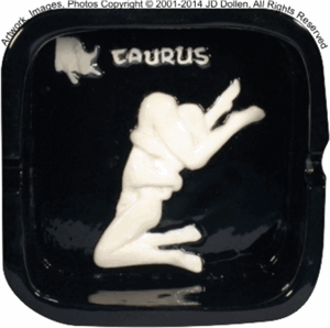 Taurus Zodiac Astrology Ashtray