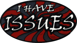 ''I Have Issues - 3.5'''' x 2.5'''' - STICKER''