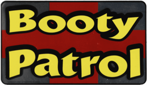 ''Booty Patrol - Large - 4.5'''' x 6'''' - STICKER''