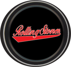 Rolling Stones BASEBALL Logo Round Stash Tin