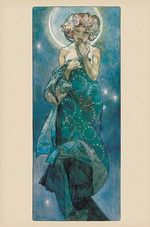 ALPHONSE MUCHA MOON POSTER - 24