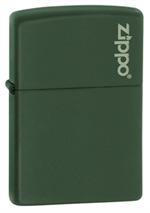 Green Matte W Logo Zippo 221Zl