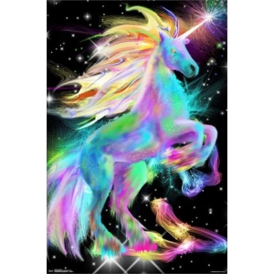Unicorn Neon Poster - 22.375" x 34"