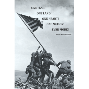 Iwo Jima - Raising the Flag Poster- 24" x 36"