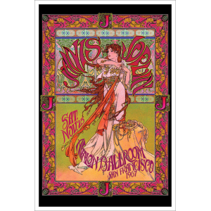 Janis Joplin Retro Poster - 24" x 36"