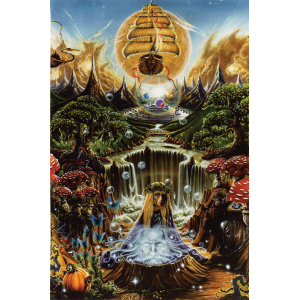 Labrynth Falls Poster - Richard Biffle - 24" x 36"
