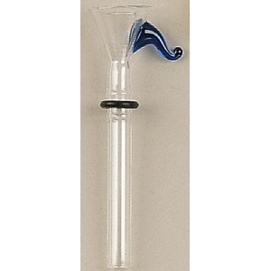 Color Handle Clear Tobacco Glass Pipe Slide Kit